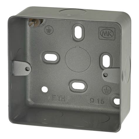 mk single metal back box